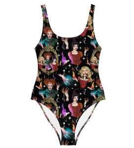 Witchy Sisters One Piece Swimsuit