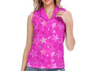 Cowgirl Galaxy Button Up Top