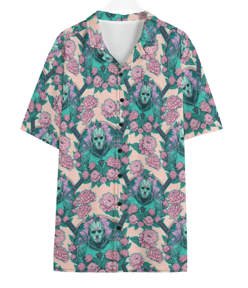 Roses and Machetes Button Up Shirt