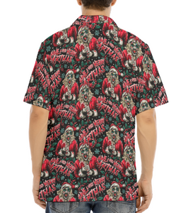 Christmas Clown Button Up Shirt