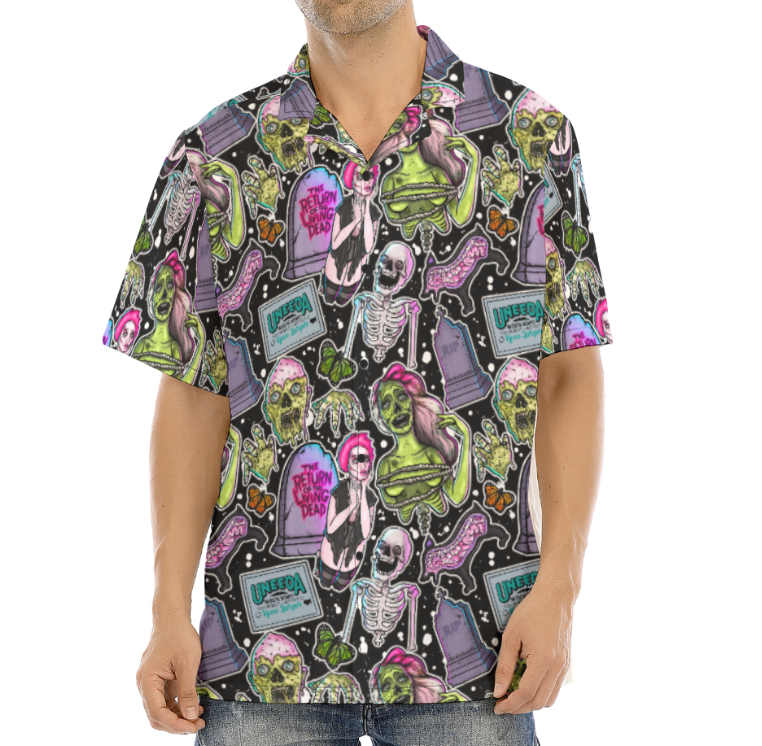 Zombie Punks Button Up Shirt