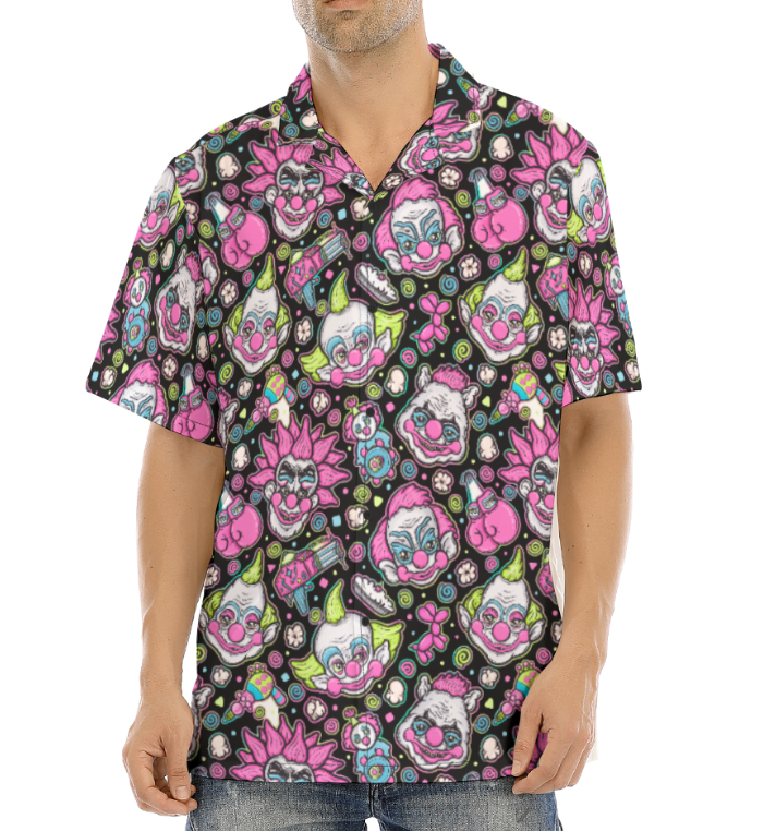 Space Clownz Button Up Shirt