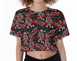 Christmas Clown Crop Top