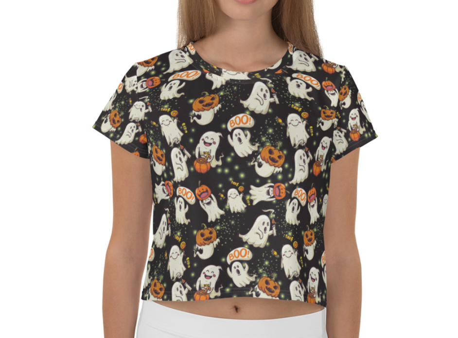 Ghosties Crop Top