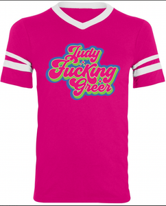 Judy F*cking Greer Retro Ringer Tee