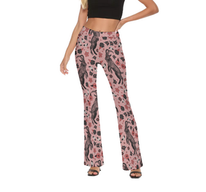 Pink Phillip Stretchy Flare Pants – Poltergeists and Paramours