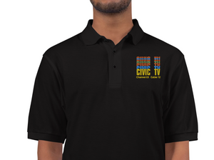 TV Station Embroidered Polo Unisex