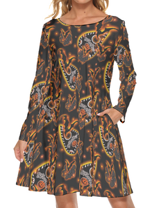 Long Sleeve Ouija Dress