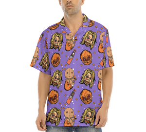 Halloween Candy Button Up Shirt