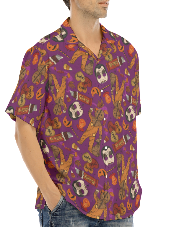 Halloween Kid Button Up Shirt