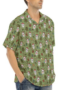 Christmas Mikey Button Up Shirt