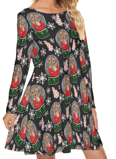 Long Sleeve Christmas Sammy Dress