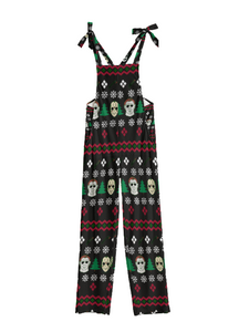 Ugly Christmas Sweater Overalls