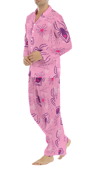 Pink Spider Card Pajamas