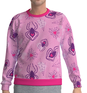 Pink Spider Sweatshirt
