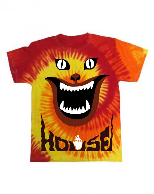 Cat Face Tie Dye Tee