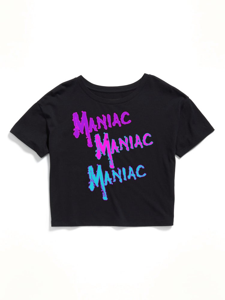 Image of Maniac Cropped Tee PRE ORDER