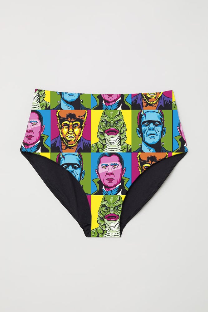 Image of Neon Classic Monsters Swim Suits PREORDER