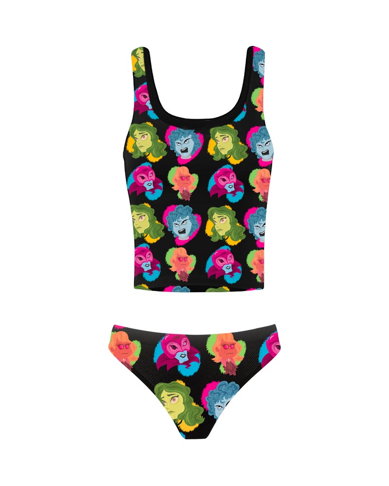 Image of Phantom Tank, Bra, and Pantie Mix and Match Seperates PRE ORDER